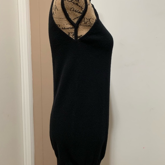 Vince Sleeveless Cashmere Beaded Sheath Dress M - Picture 4 of 9